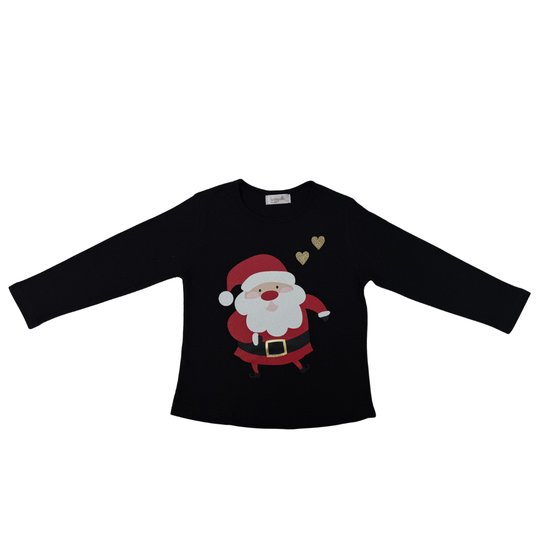 Blusa Navideña Santa Claus-Niña