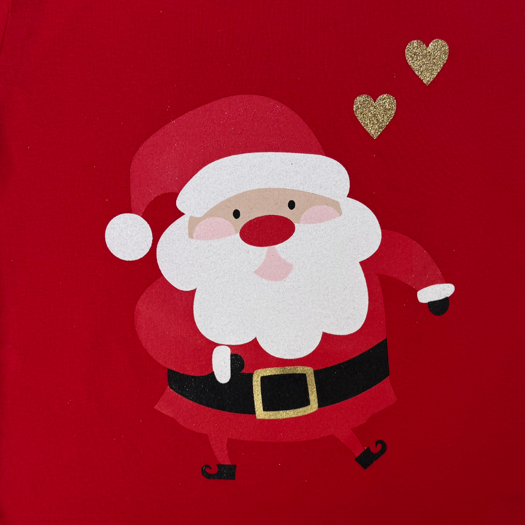 Blusa Navideña Santa Claus-Niña