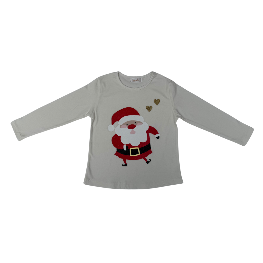 Blusa Navideña Santa Claus-Niña