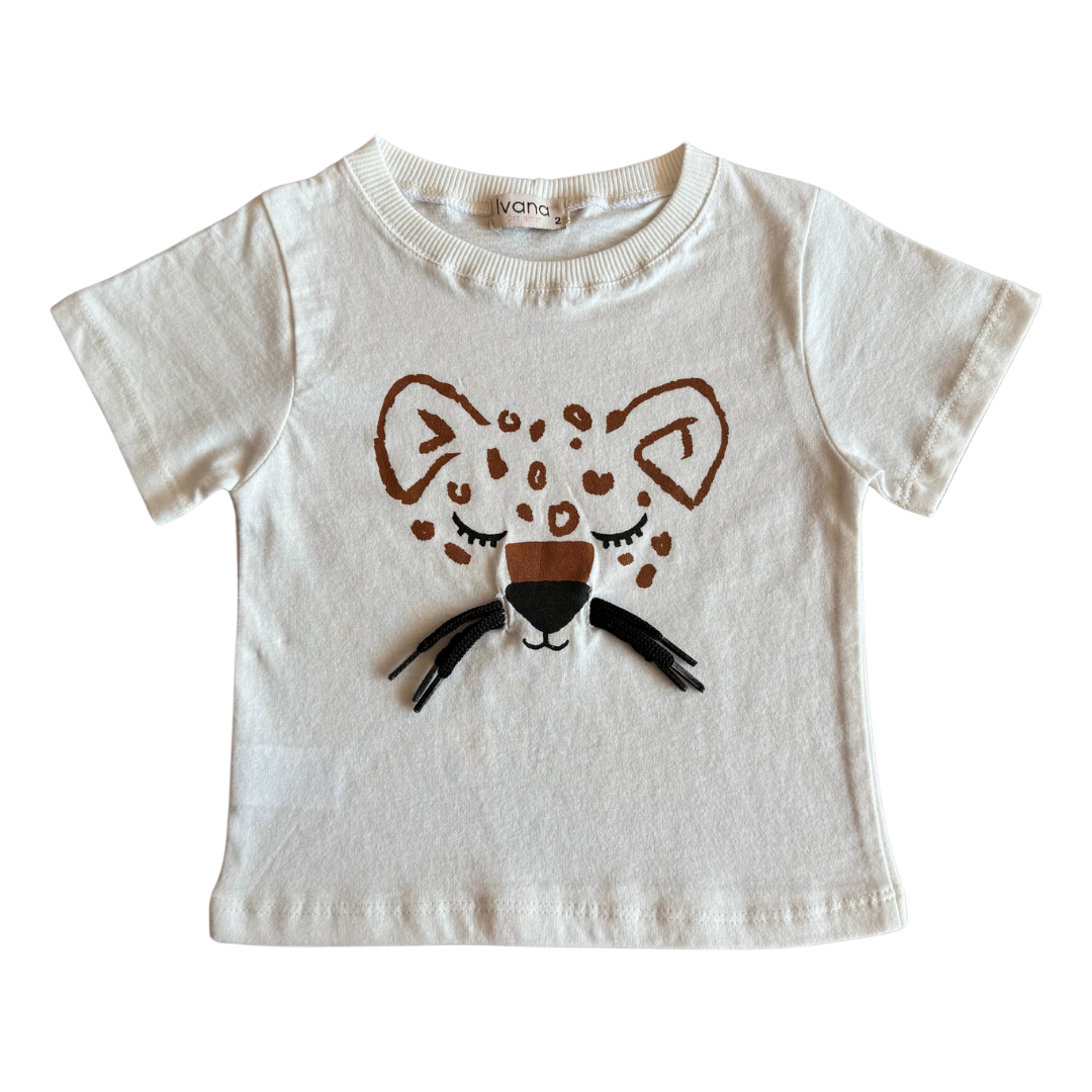 Blusa leopardo-Niña