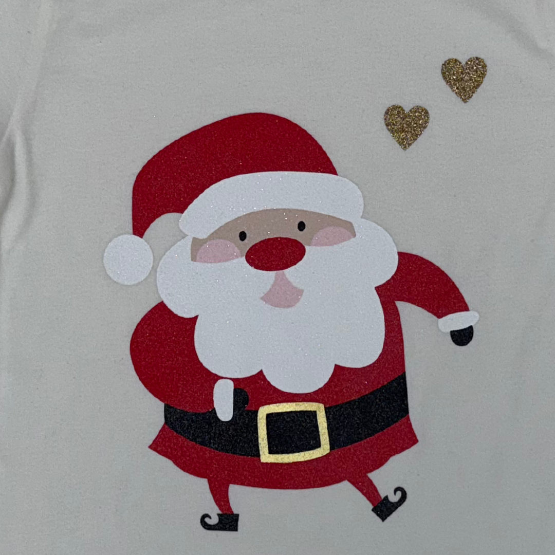 Blusa Navideña Santa Claus-Niña