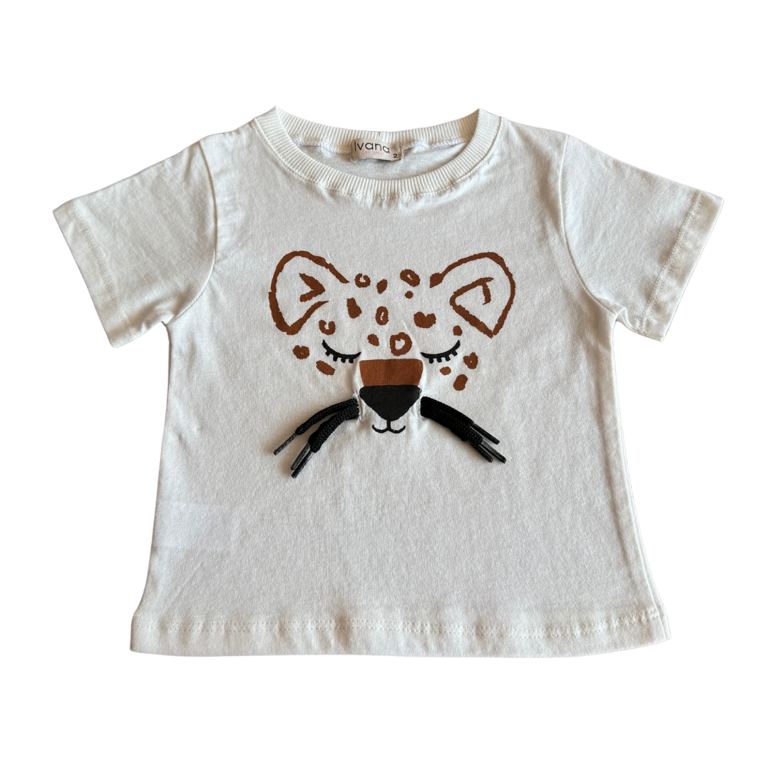 Blusa leopardo-Niña