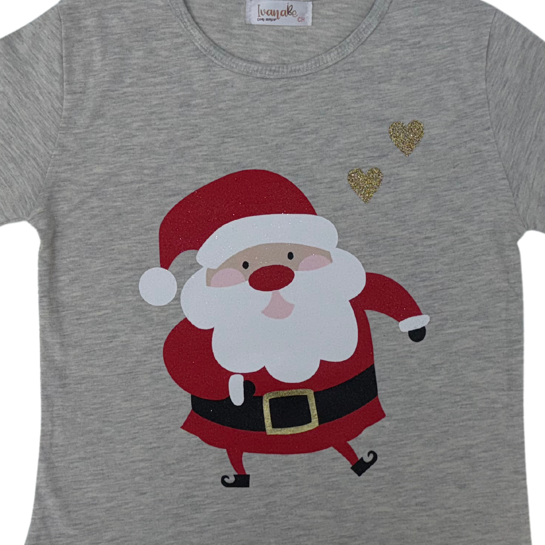 Blusa Navideña Santa Claus-Niña