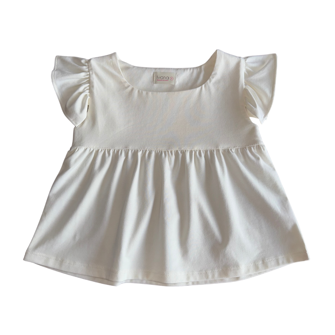 Blusa con olanes-Niña