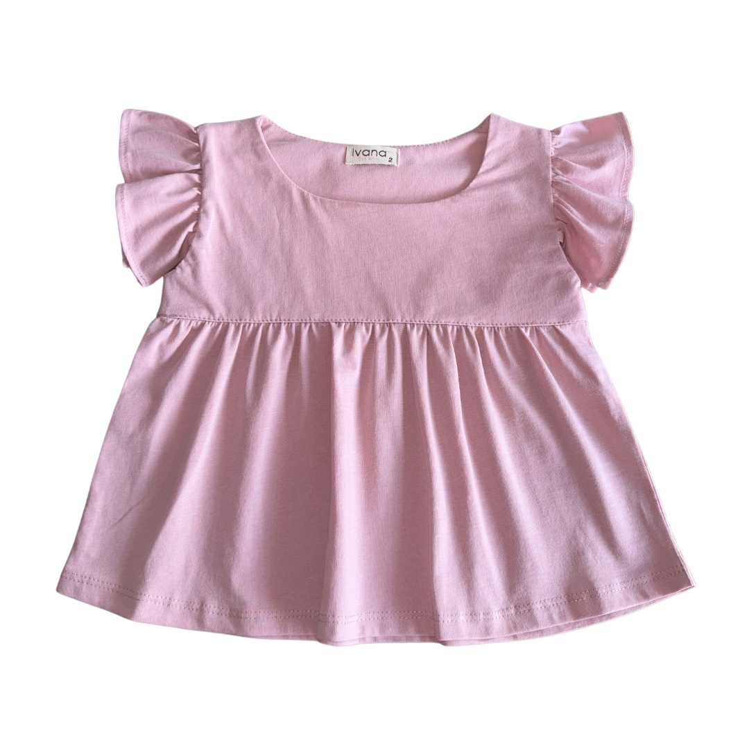 Blusa con olanes-Niña